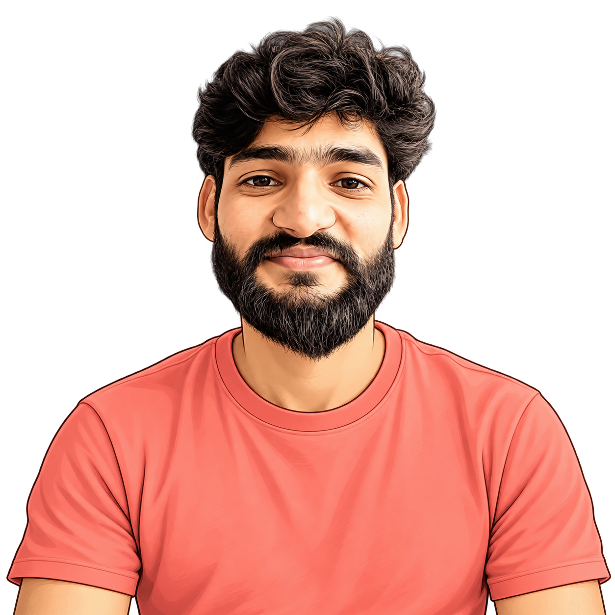 Pradeep smiling, ready to receive birthday wishes